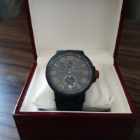  Мъжки луксозен часовник Ulysse Nardin Marine Chronometer Series “Blaktop”, снимка 11 - Мъжки - 32174543