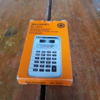 Стар калкулатор Sharp Elsi Mate EL 243, снимка 1 - Други ценни предмети - 43144741