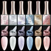 Canni Гел лак Sparkle Diamond – Cat Eye – 16 ml, снимка 1 - Продукти за маникюр - 37255394