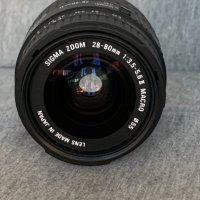 обектив Sigma 28-80mm F/3.5-5.6 D II Macro , снимка 1 - Обективи и филтри - 43061985