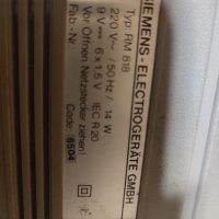 Радио касетофон SIMENS, снимка 5 - Радиокасетофони, транзистори - 43353812