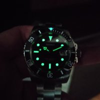 Seiko mod black Submariner , снимка 5 - Мъжки - 43242604