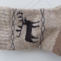 Машинно плетени детски чорапи от вълна от як, размер 5, снимка 3 - Чорапи - 34998688