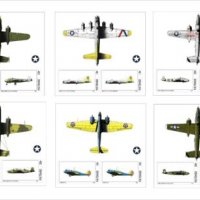 Чисти блокове Самолети от Втората световна война 2020 от Тонго, снимка 1 - Филателия - 37679124