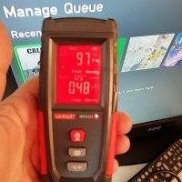 Уред за измерване на електромагнитна радиация EMF meter, снимка 2 - Друга електроника - 33660677