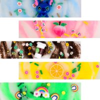 Комплект Cloud Slime, 5 бр. двуцветен слайм за деца, снимка 7 - Пластелини, моделини и пясъци - 43172422