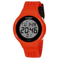 Нов дамски спортен часовник много функции червено черно бяло, снимка 1 - Дамски - 26933759