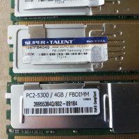 РАМ Памет T667FB4G4S,Super Talent Kit 8x4GB PC2-5300F (DDR2-667MHz) Fully Buffered ECC, снимка 3 - RAM памет - 40120920