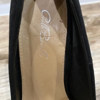 Дамски черни обувки, снимка 4 - Дамски обувки на ток - 43619027