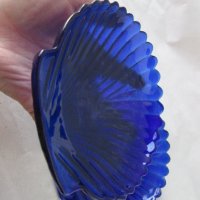 2 бр кобалт сини чинийки с форма на мида, снимка 3 - Други - 40203751