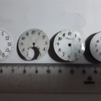 Порцеланови циферблати за стари джобни часовници - 5 броя, снимка 3 - Антикварни и старинни предмети - 32320469