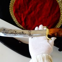Ловен ятаган,меч,бронз,кания. , снимка 2 - Ножове - 35350109