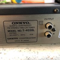 Onkyo T-4038, снимка 11 - Ресийвъри, усилватели, смесителни пултове - 37647221