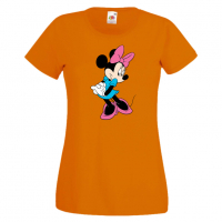 Дамска тениска Minnie Mouse 7 Подарък,Изненада,Рожден ден,, снимка 7 - Тениски - 36530791