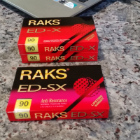 Нови аудио касети РАКС RAKS нормални и хромни ED-SX ED-X SD-X SD-SX 60 и 90 минути, снимка 2 - Декове - 36423954
