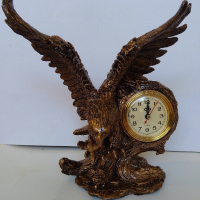 настолен часовник от полирезин, размер 30, снимка 1 - Статуетки - 44112304