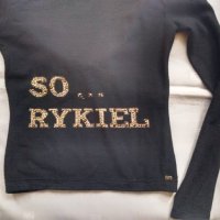 Елегантна черна блуза sonia by sonia rykiel, снимка 10 - Блузи с дълъг ръкав и пуловери - 32523682