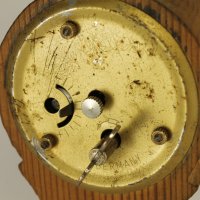 Стар Немски Часовник MERCEDES Дървена Пирографирана Основа, снимка 9 - Антикварни и старинни предмети - 39410666
