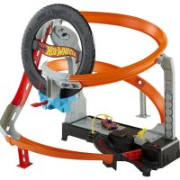 Hot Wheels City vs Robo Beasts - Комплект магазин за автомобилни гуми GJL16, снимка 2 - Коли, камиони, мотори, писти - 43763077