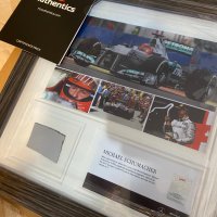Част от болида на Михаел Шумахер (Формула 1), снимка 4 - Други ценни предмети - 44131575