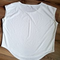 Спортна бяла тениска- потник Only Рaly  L, снимка 5 - Спортни екипи - 40534134