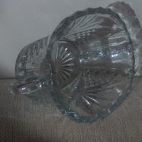 Бонбониера кристална, овална, снимка 5 - Прибори за хранене, готвене и сервиране - 39831206