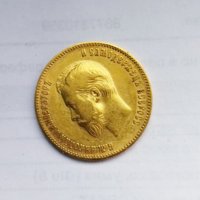 Златни монети 10 рубли Николай II (А.Г.), снимка 5 - Други - 40680461