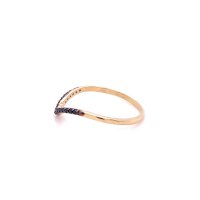 Златен дамски пръстен 0,98гр. размер:56 14кр. проба:585 модел:21883-5, снимка 3 - Пръстени - 44085802