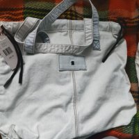 Нова чанта /торба G-STAR RAW Luza white bleached, оригинал, снимка 4 - Чанти - 28319545