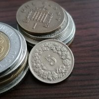 Монета - Швейцария - 5 рапен | 1944г., снимка 1 - Нумизматика и бонистика - 35186415