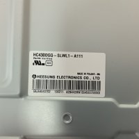 LG 43UK6200PLA със спукан екран-LGP43DJ-17U1 EAX67209001(1.5)/EAX67872805(1.1) HC430DGG-SLWL1-A111, снимка 4 - Части и Платки - 35498027