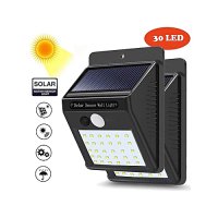 Соларна 30 LED диода лампа-със сензор за движение, снимка 4 - Лед осветление - 33274395