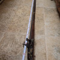 Дълга кремъчна пушка кремаклийка, снимка 6 - Антикварни и старинни предмети - 43421129
