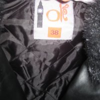 Яке ново еко кожа цвят черен ново марка KOTON - OLE, снимка 11 - Якета - 34792821