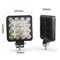 LED Halogen, Диоден халоген, диодна работна лампа, 12-24 V, снимка 3 - Аксесоари и консумативи - 20106254