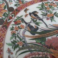 китайска порцеланова чиния ръчна изроботка, снимка 12 - Антикварни и старинни предмети - 26223816