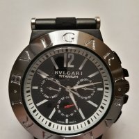 Мъжки луксозен часовник BVLGARI Titanium , снимка 2 - Мъжки - 32539568
