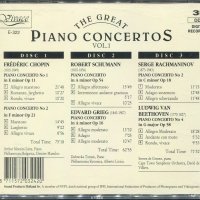 The Great Piano Concertos, снимка 2 - CD дискове - 35467651