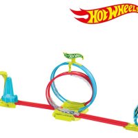 Hot Wheels Neon Speeders Laser Stunt Slamway - Mattel Хот Уилс, снимка 1 - Други - 43092420