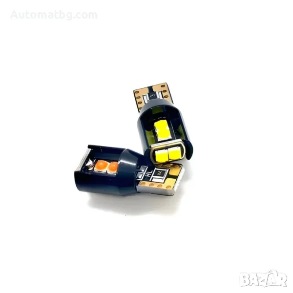  	LED крушки Automat, Диодни, T10, 12V, 6 SMD, 6000К, К-т 2бр , снимка 1