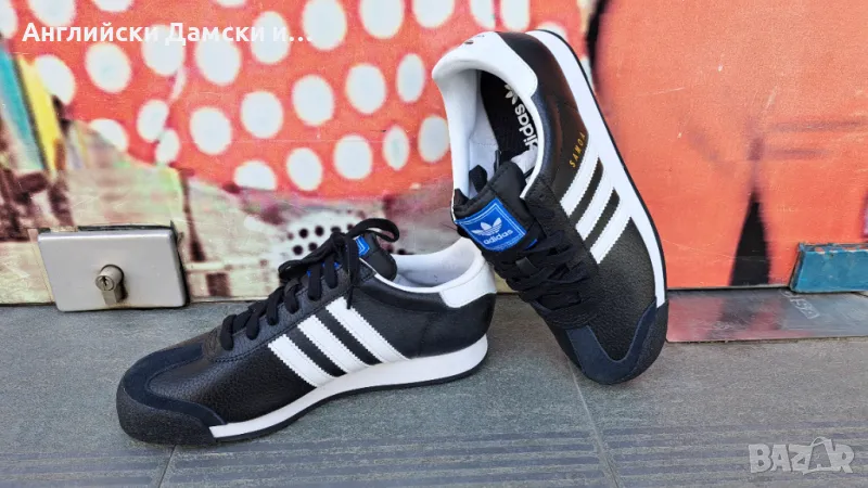 Английски оригинални полукецове естествена кожа-Adidas, снимка 1