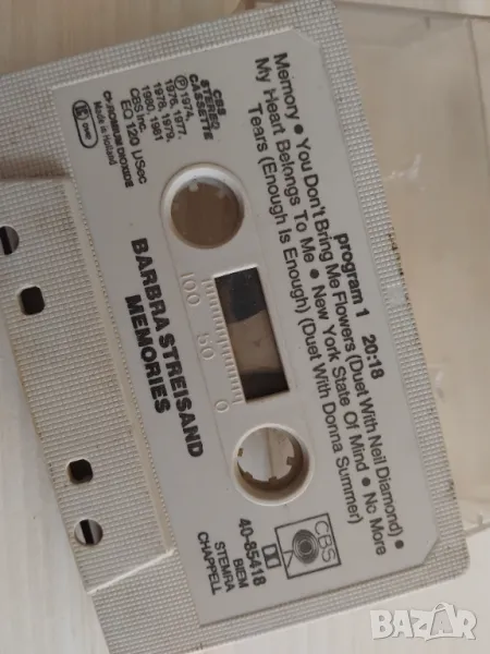 Barbara Streisand – Memories -  оригинална аудио касета, снимка 1