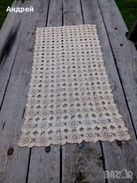 Стара плетена покривка #11, снимка 1