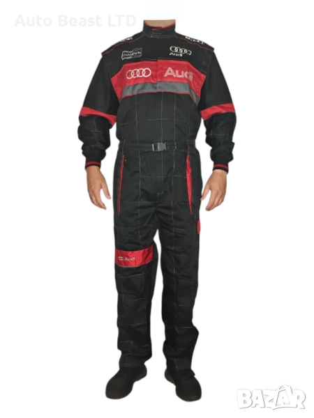 Зимен цял гащеризон AUDI / АУДИ Сервизно състезателно работно облекло, снимка 1