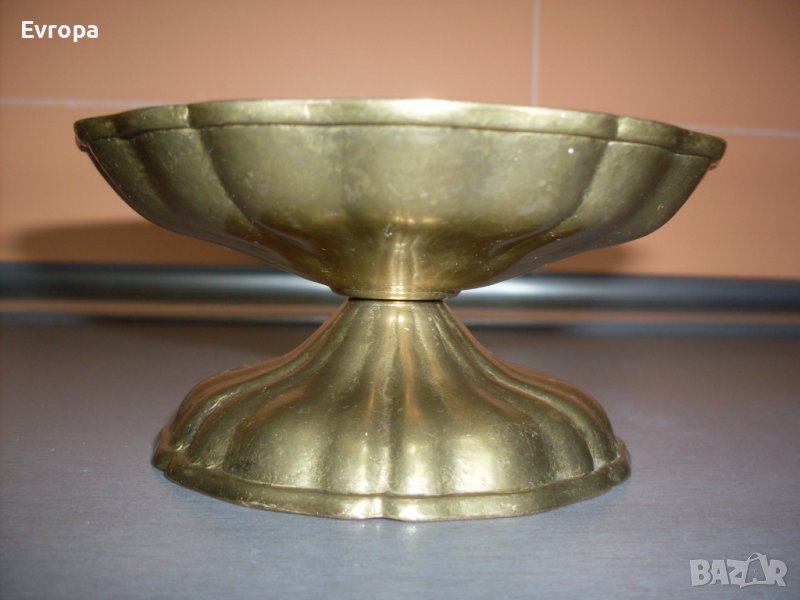 Бронзов свещник., снимка 1