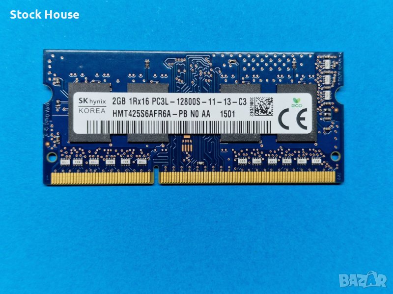 2GB Hynix 1600 MHZ DDR3L PC3L-12800S за лаптоп, снимка 1