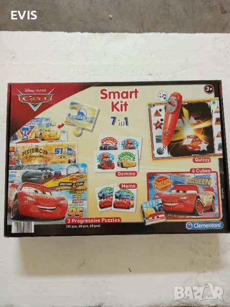 Disney Pixar Cars Smart Kit 7 в 1 – Комплект за Малки Гонки! , снимка 1