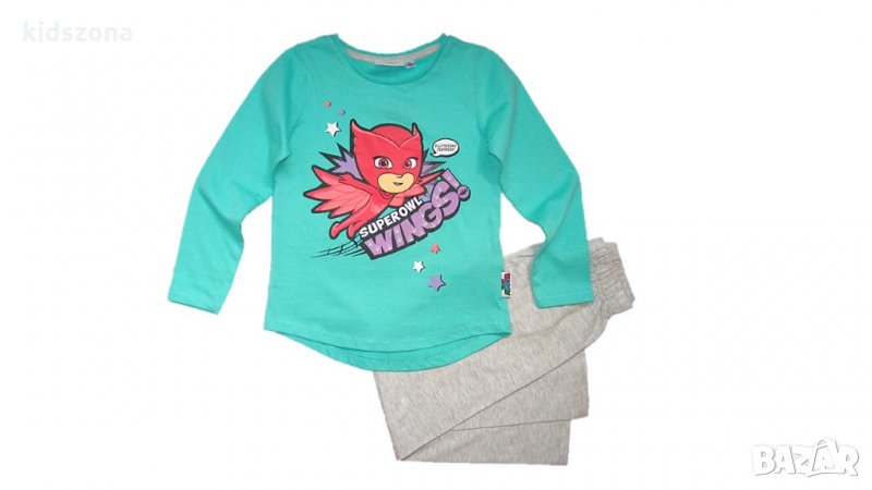 Детска пижама д. р. PJ Masks за момиче 3, 4, 6 г. - М3, снимка 1