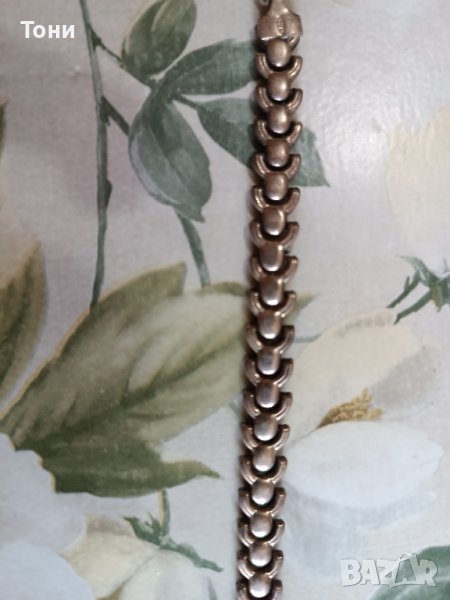 Сребърна гривна , снимка 1