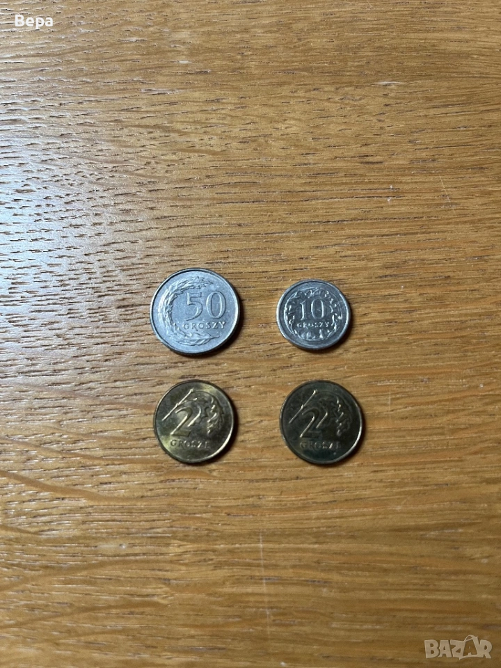 4 полски монети - 2, 10, 50, снимка 1